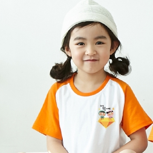 한글티셔츠 국내산 순면 아트티셔츠 우리는보물(5색) 나그랑 반팔티셔츠