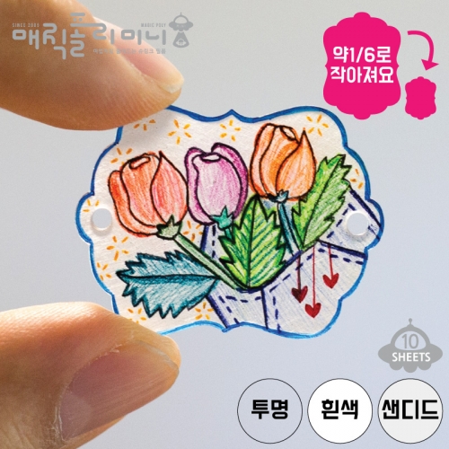 매직폴리미니 태그 10장팩