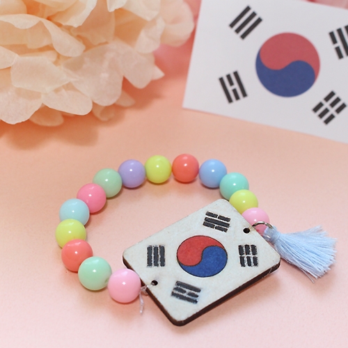 태극기 팔찌 10set