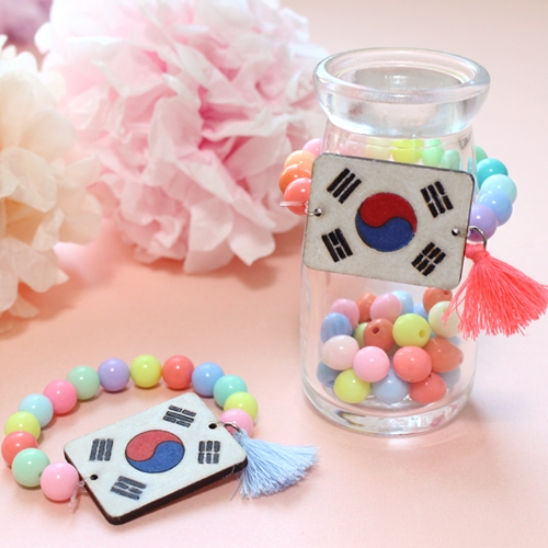 태극기 팔찌 10set