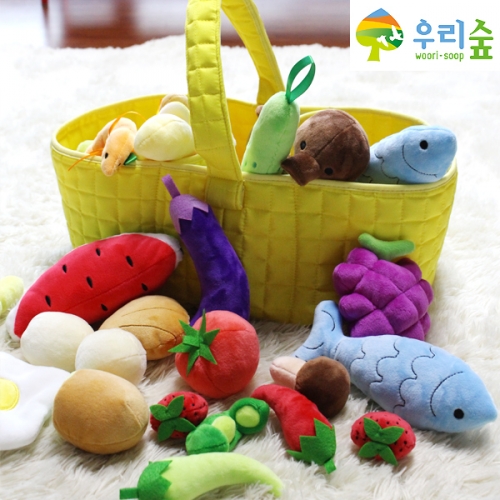 [브레인숲] 프리미엄 헝겊 음식 34종