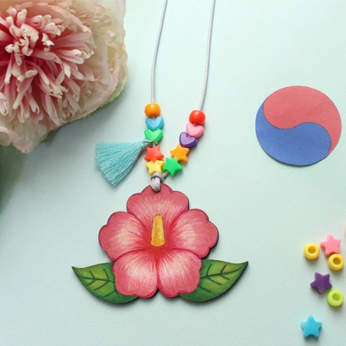 무궁화 목걸이 10set