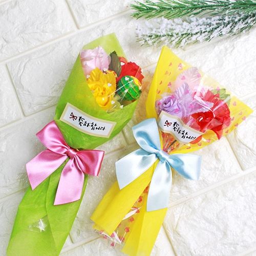 축하해요 꽃다발(4인)