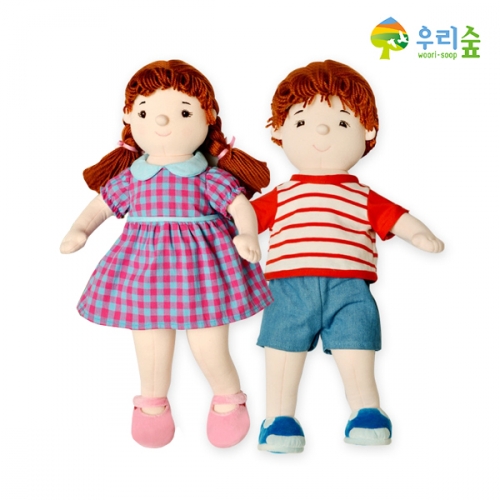 헝겊인형 2종 - 성교육