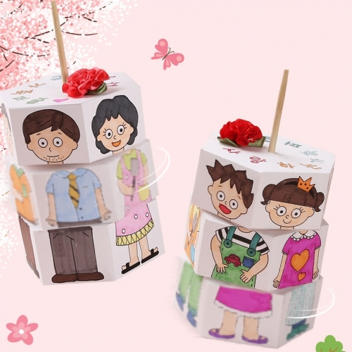 [아트랄라]가족사랑 육각퍼즐(1인용)_카네이션포함