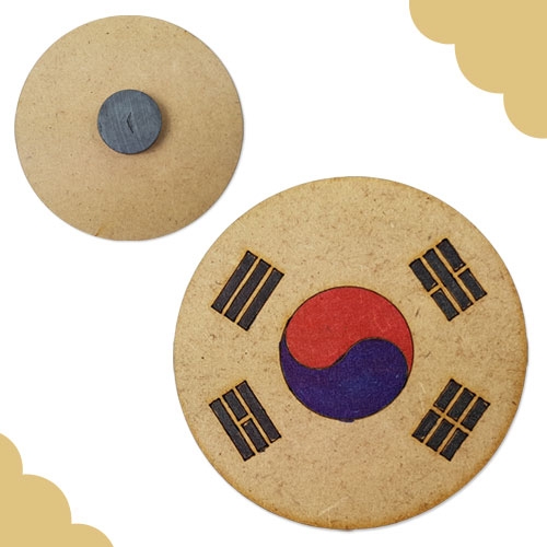 태극기냉장고자석만들기