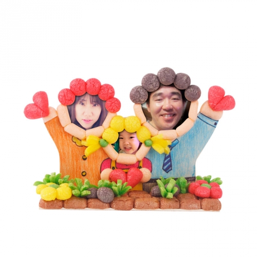 플레이콘 행복한우리가족액자