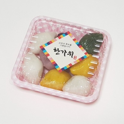 뉴미니사각 2개 송편용기 송편포장