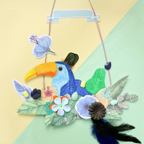민트트로피컬 모빌 만들기 5set