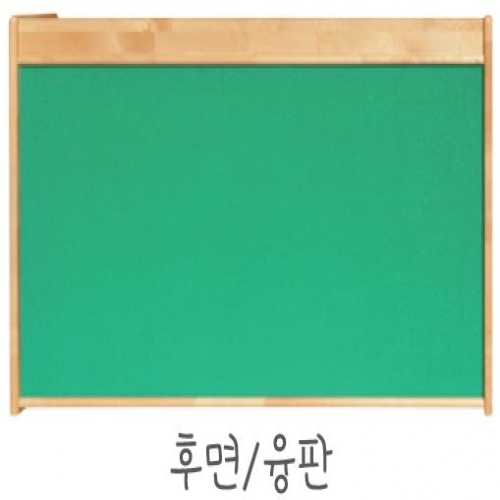 3단 교구장/후면융판(높이 600mm/750mm)/고무나무