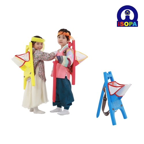 [아이소파] 전통놀이지게 KC인증 (유아체육교구/민속놀이/전통놀이)
