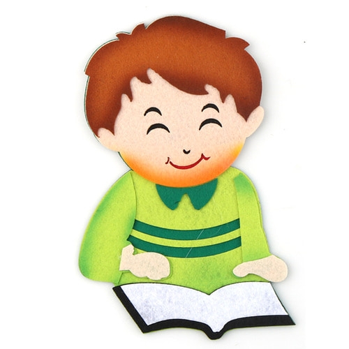 [스카이포스트][펠트] 4500 책보는남자아이