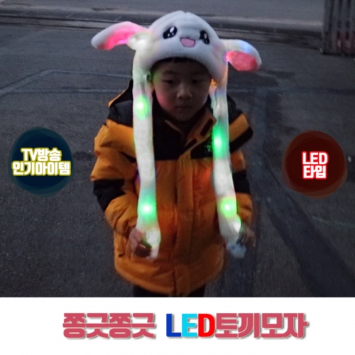 쫑긋쫑긋 LED토끼모자/움직이는 LED토끼모자