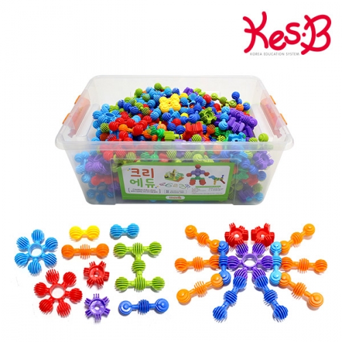 [캐스B]크리에듀 멀티눈송이볼연결블록350pcs(1586)