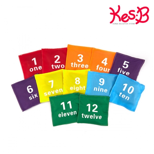 [캐스B]스포츠 숫자콩주머니12개set(1454)