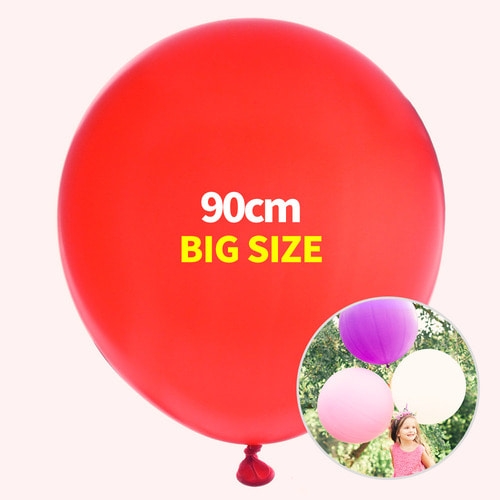 대형 풍선 (레드-90cm)