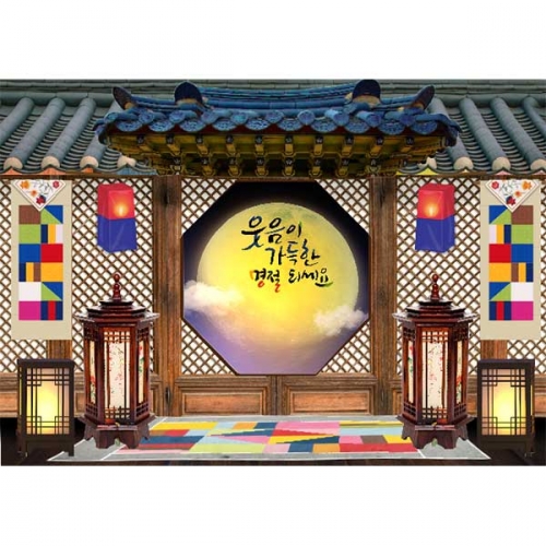 [키즈파람] 전통배경현수막137