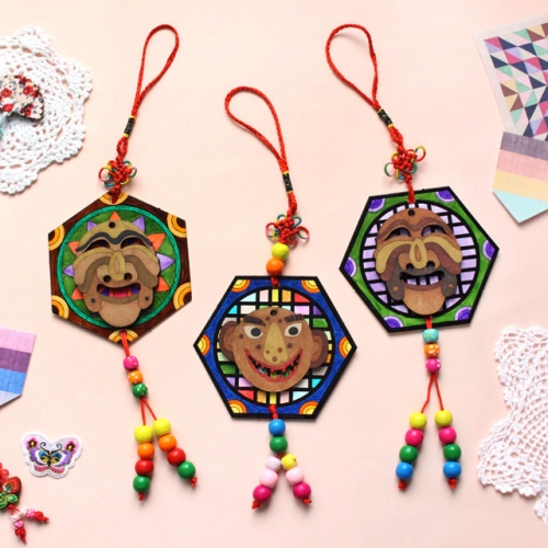 전통탈장식 5set