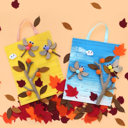 가을 나무발 꾸미기 5set