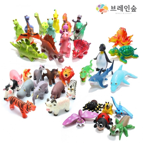 말랑말랑사파리세트(동물,공룡,곤충,해양)