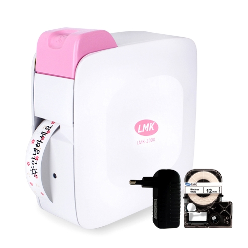 로드메일코리아 블루투스 라벨프린터 LMK-2000PK 핑크+라벨지