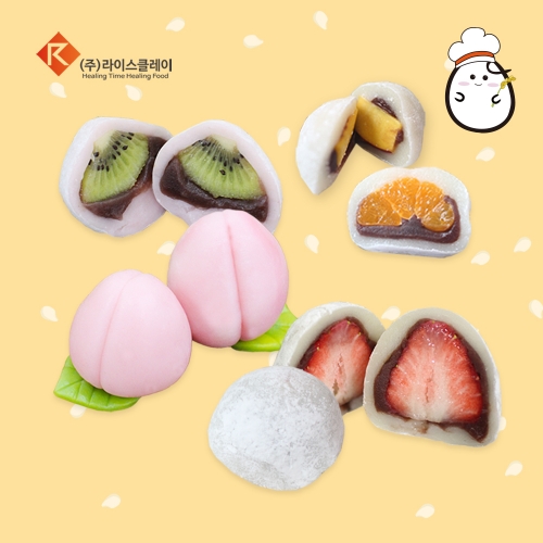 쌀이랑놀자 과일찹쌀떡 DIY 키트 1인 / 수능합격기원 찹쌀떡 만들기