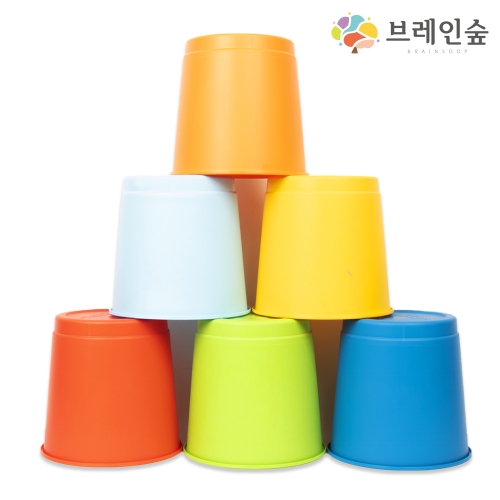 대형 양동이쌓기 신체놀이