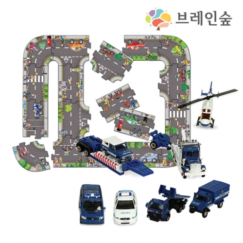 익사이팅 경찰자동차9종 & 도로퍼즐