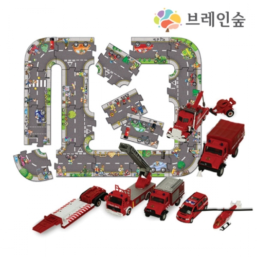 익사이팅 소방자동차9종 & 도로퍼즐