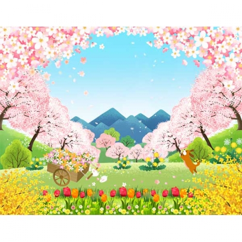 [키즈파람] 봄현수막063