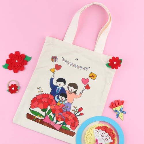 캔버스가방 카네이션가족