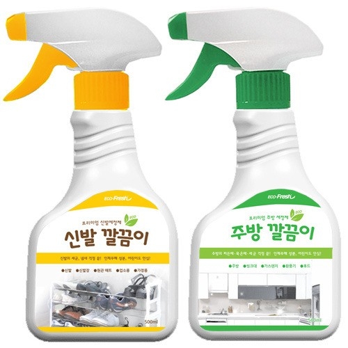 [프리미엄세정제]주방깔끔이500ml1개+신발깔끔이500ml1개