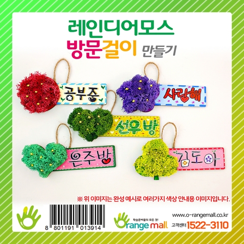[공기정화]레인디어모스 방문걸이 만들기 - 5인