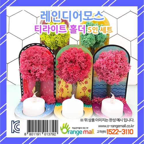 [공기정화]레인디어모스 티라이트 홀더 - 5인세트