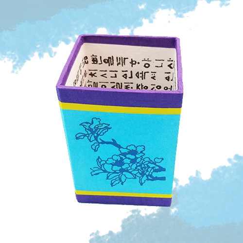 [한지공예] 사각필통 연필꽂이 만들기 - 2