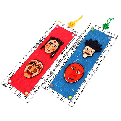 MDF 전통 한국 탈 벽걸이