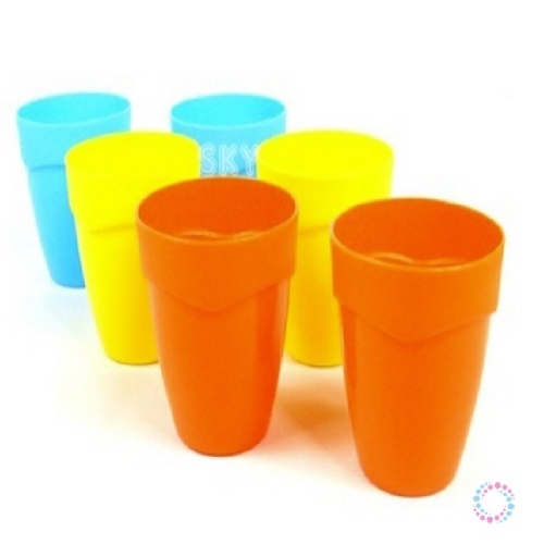 b03 파스텔 파티컵6p 색상랜덤