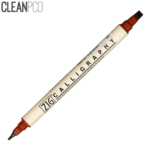 f09 쿠레타케캘리그라피펜MS-3400PURE-BROWN060-3