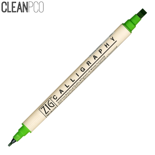 f09 쿠레타케캘리그라피펜MS-3400SPRING-GREEN047-3