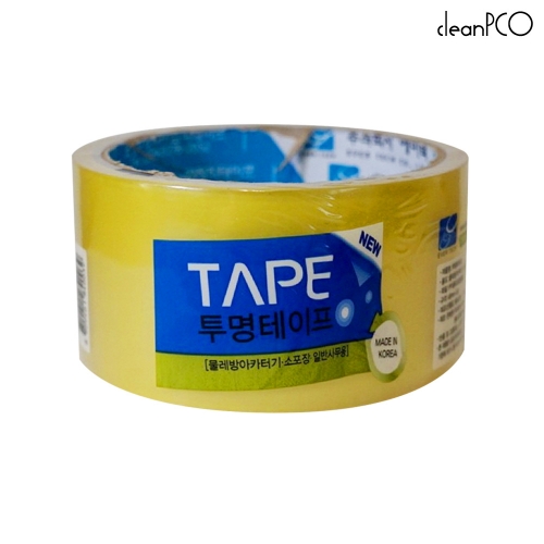 f09 소포장용 OPP 투명테이프 50mm 1개입(1절)