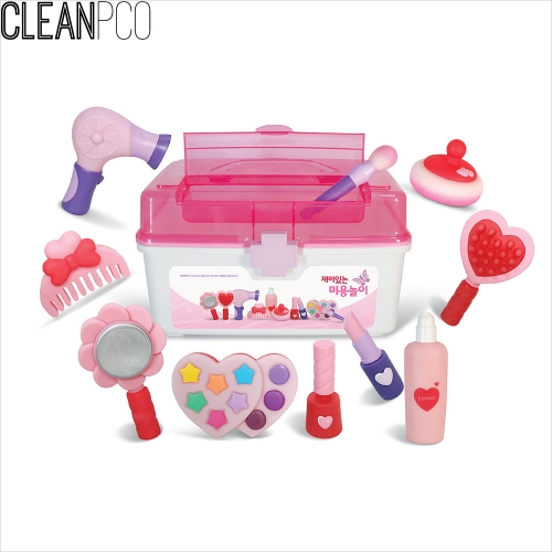 h57 NEW 소프트 미용놀이세트(10pcs+정리함) P35684
