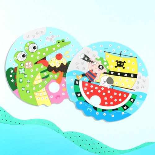 EVA스티커부채 2종