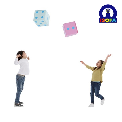 액션 주사위 (유아체육교구)