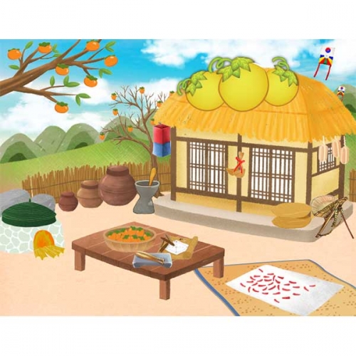 [키즈파람] 전통배경현수막142