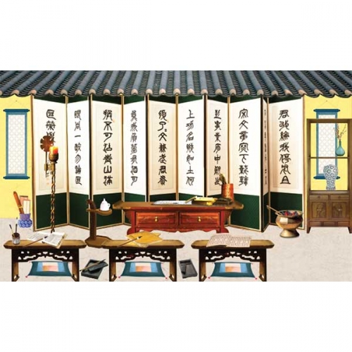 [키즈파람] 전통배경현수막143