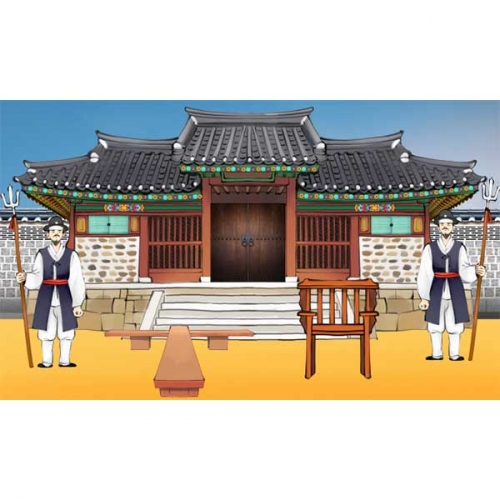[키즈파람] 전통배경현수막146