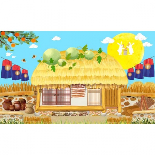 [키즈파람] 전통배경현수막147