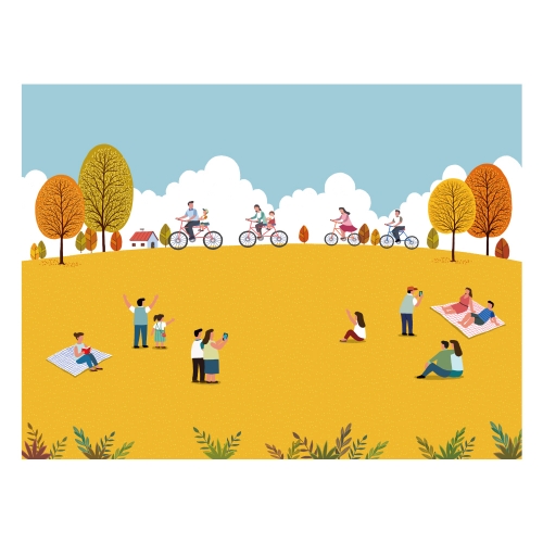 [키즈디자인] 가을배경현수막 6067