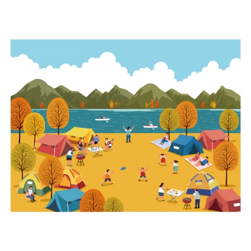 [키즈디자인] 가을배경현수막 6068
