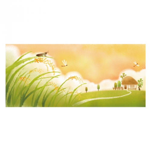 [키즈디자인] 가을배경현수막 6048 전통배경